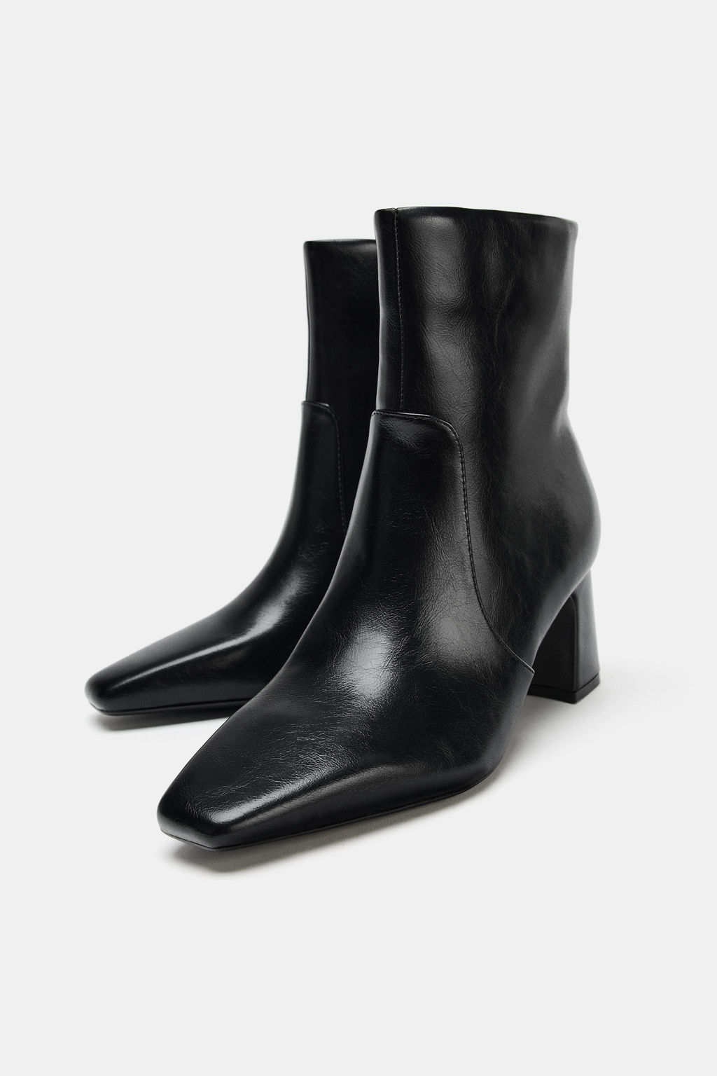 BLOCK HEEL ANKLE BOOTS - Zara фото 10
