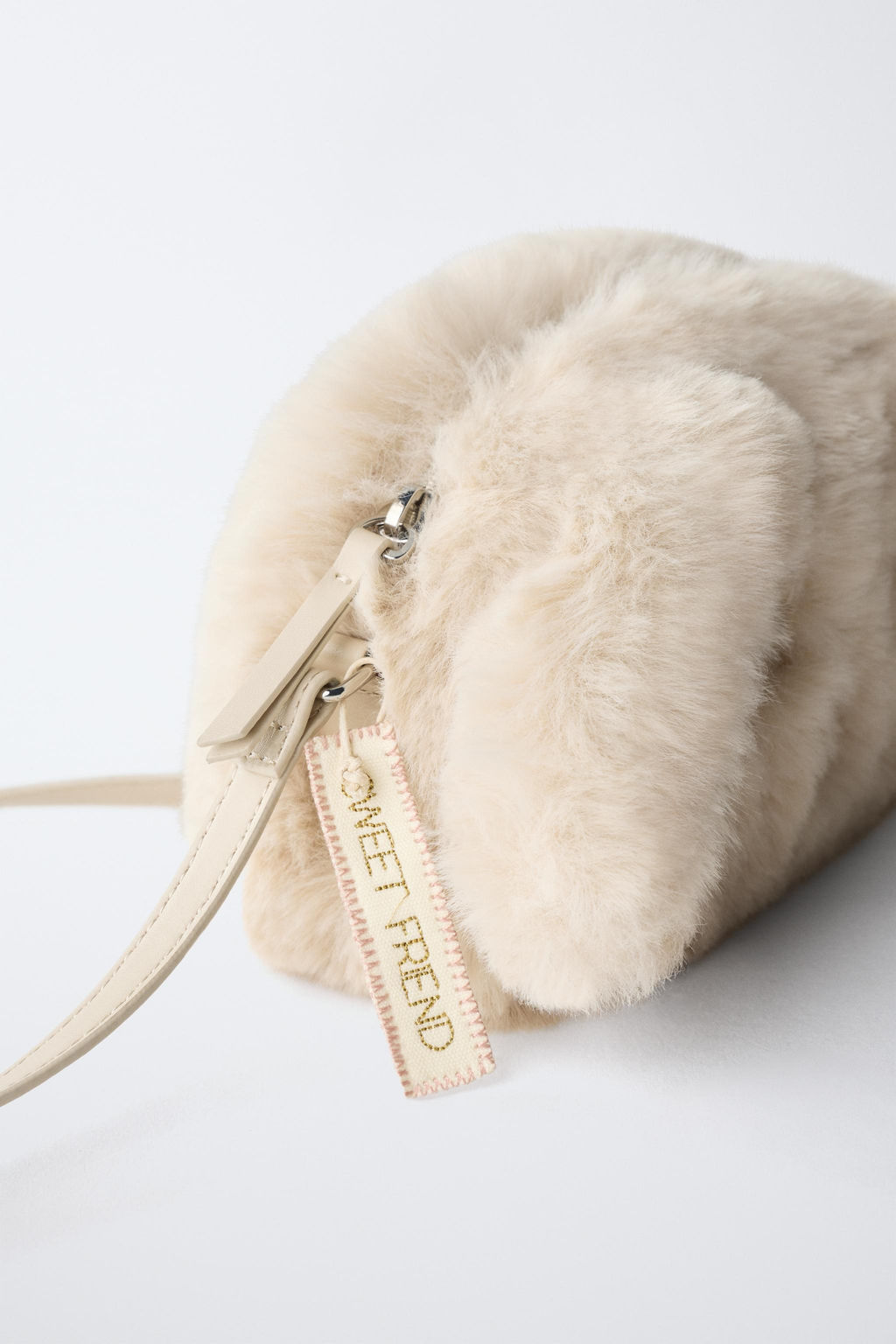 BUNNY FAUX FUR CROSSBODY BAG - Zara фото 3