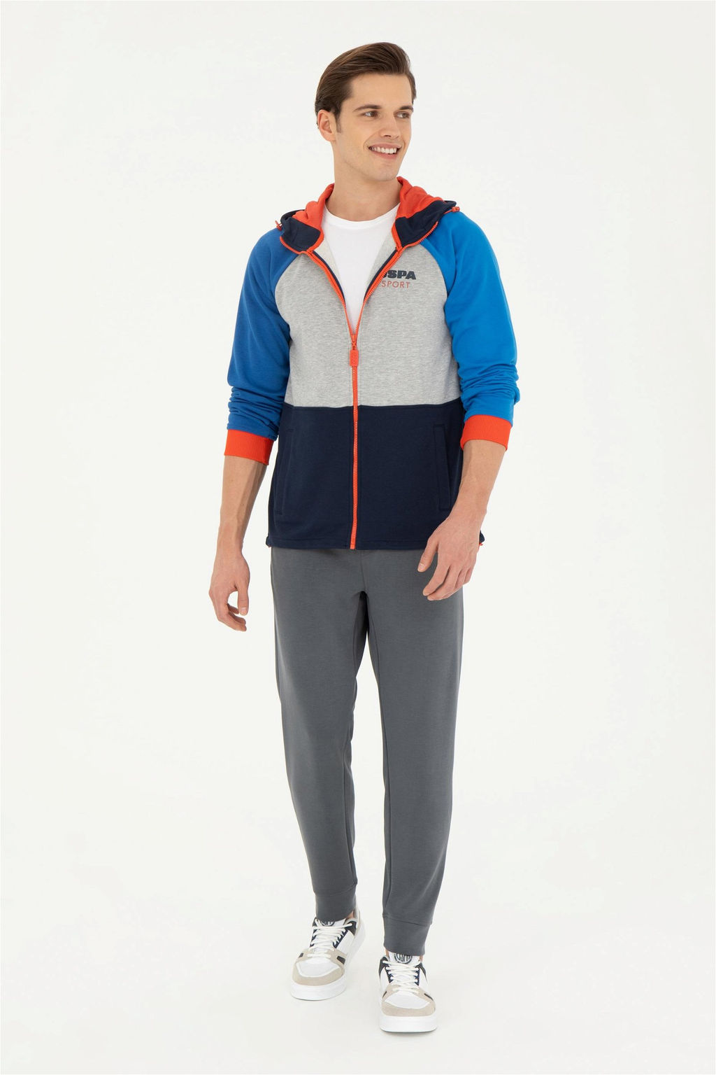 U. S. Polo Assn / Мужской темно-синий вязаный кардиган - U.s. polo assn фото 4