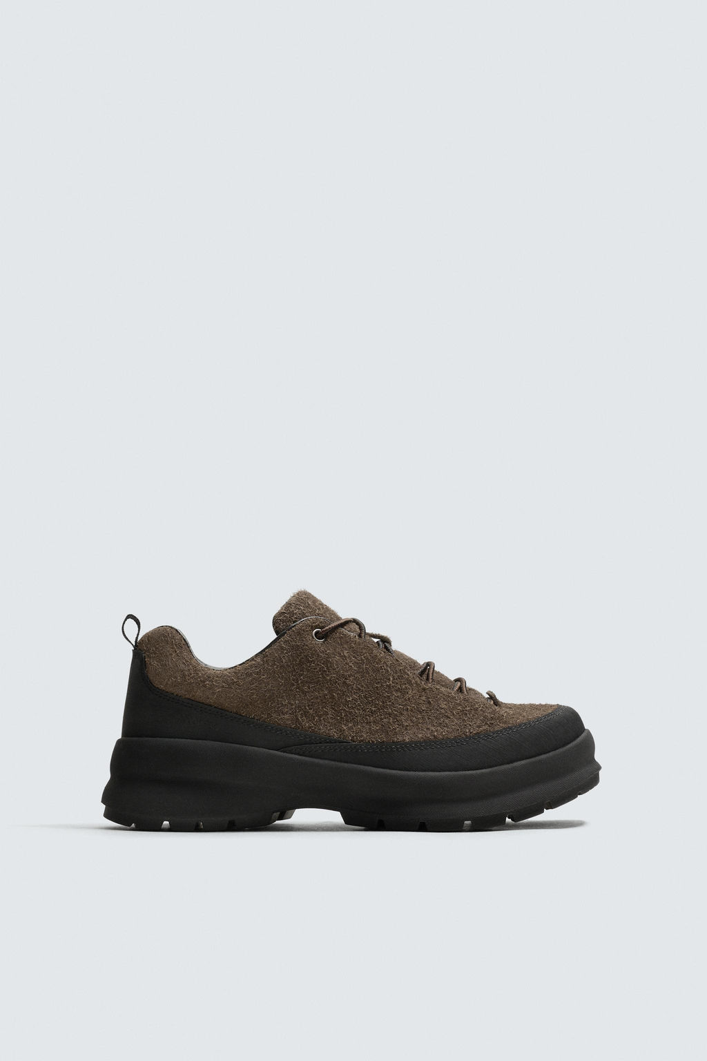 ZAPATILLA PIEL TREK / Marr?n - Zara фото 4