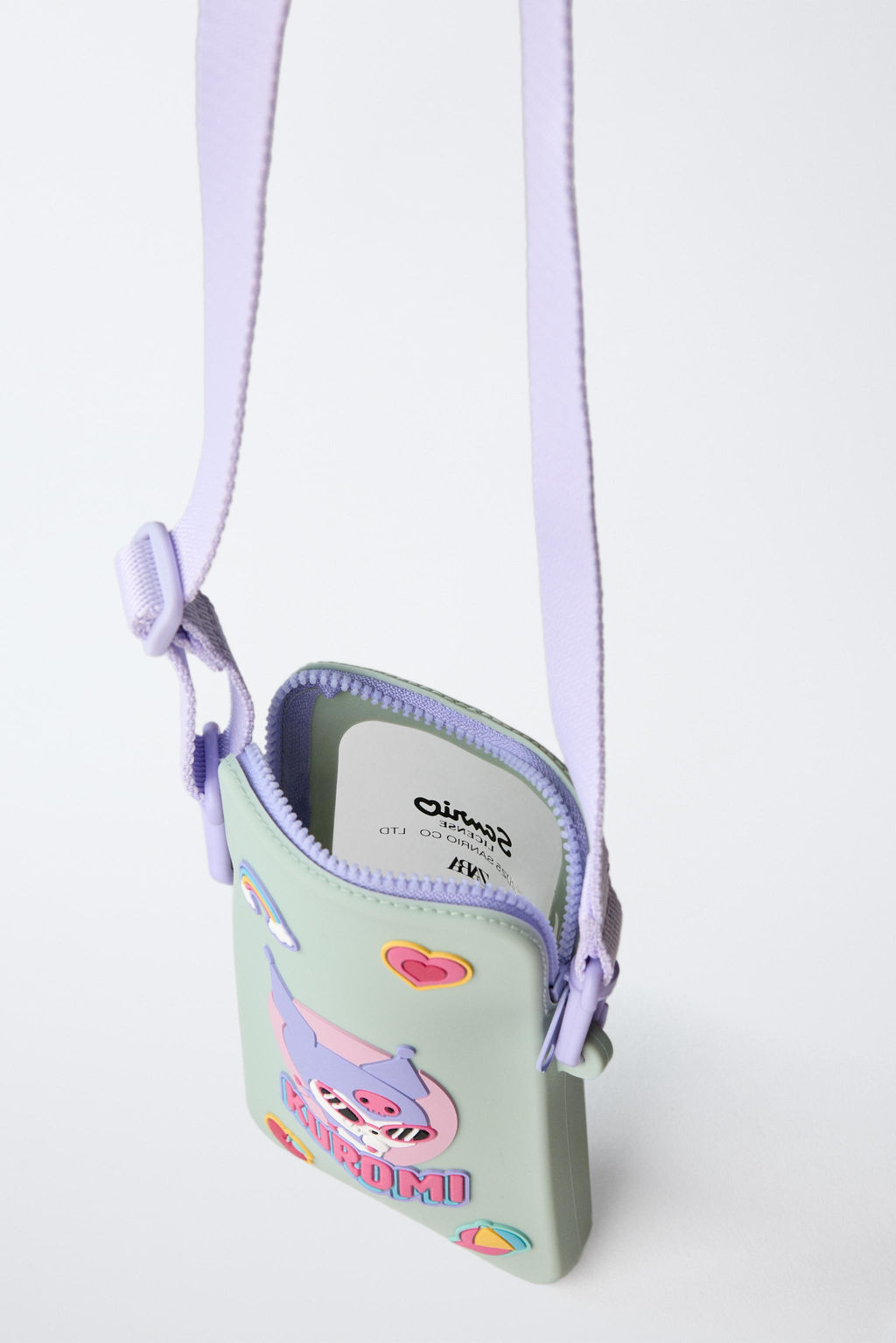 KUROMI SANRIO RUBBERISED MOBILE PHONE POUCH - Zara фото 4