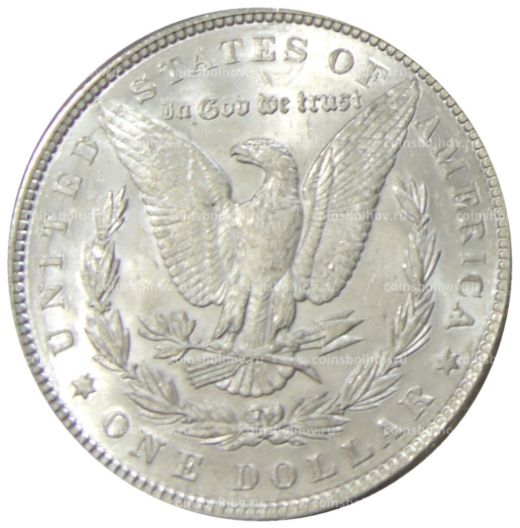 Монета 1 доллар 1889 года США Доллар Моргана