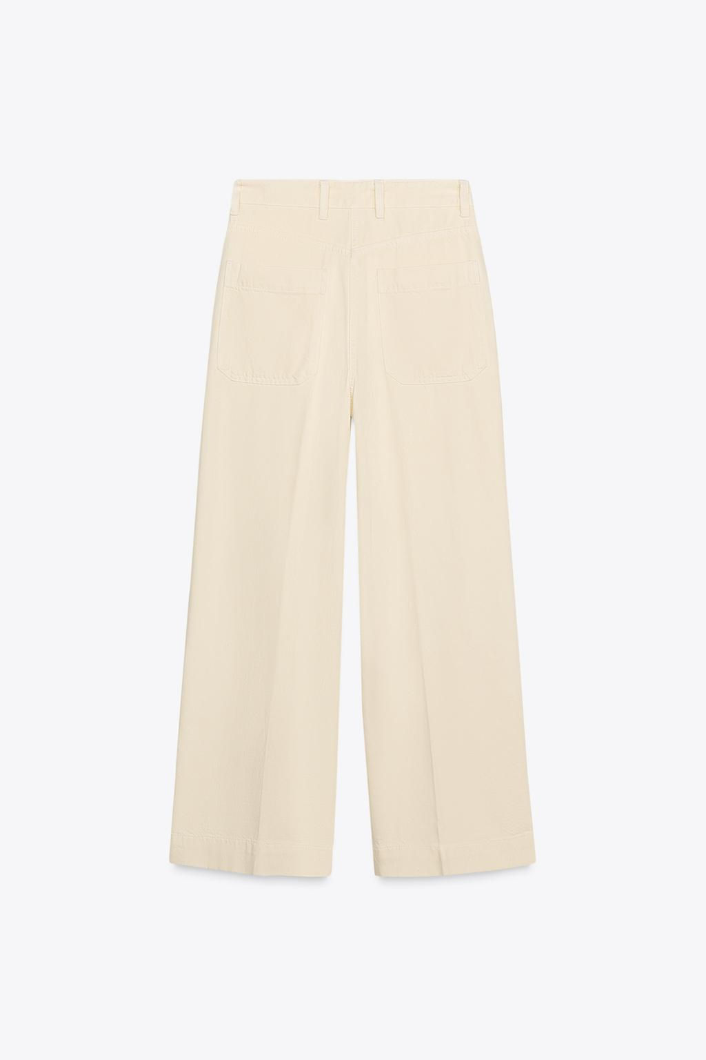 ZW COLLECTION LOOSE HIGH-WAIST JEANS - Zara фото 6