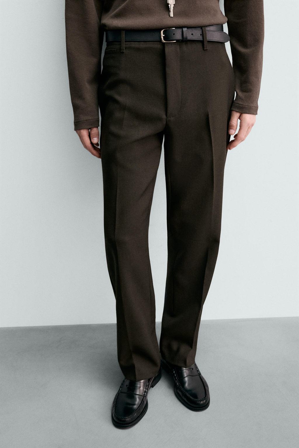 100% WOOL ORIGINS CHINO TROUSERS - Zara фото 5