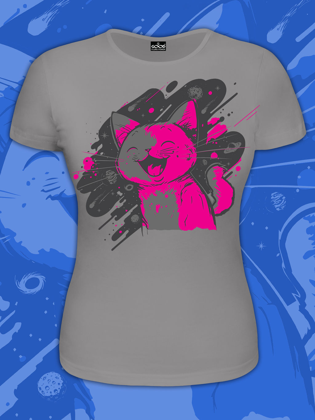 Футболка женская Мяу