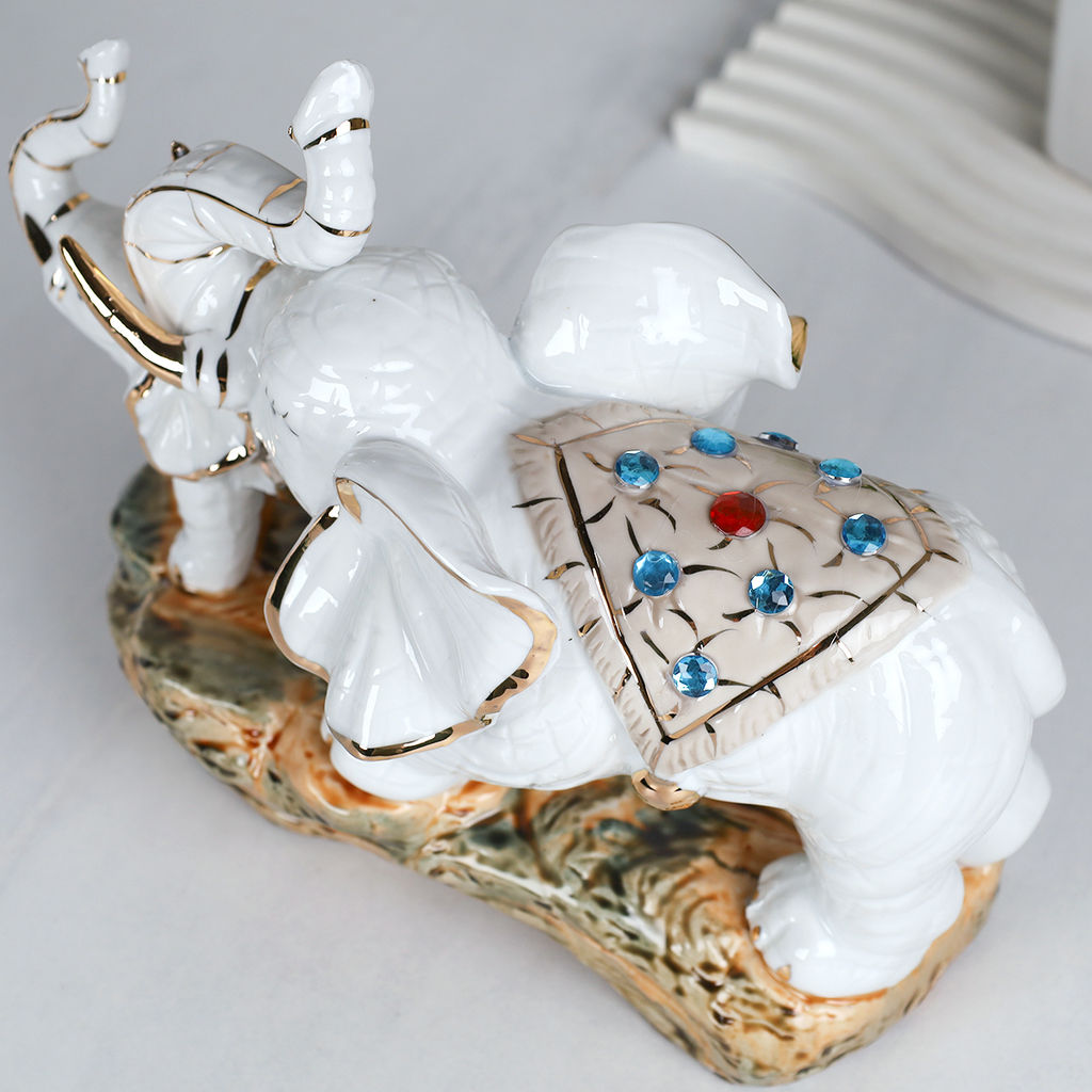 Статуэтка Слониха со слоненком 19 см / W232 /уп 18/ - ГалеонТрейд фото 6