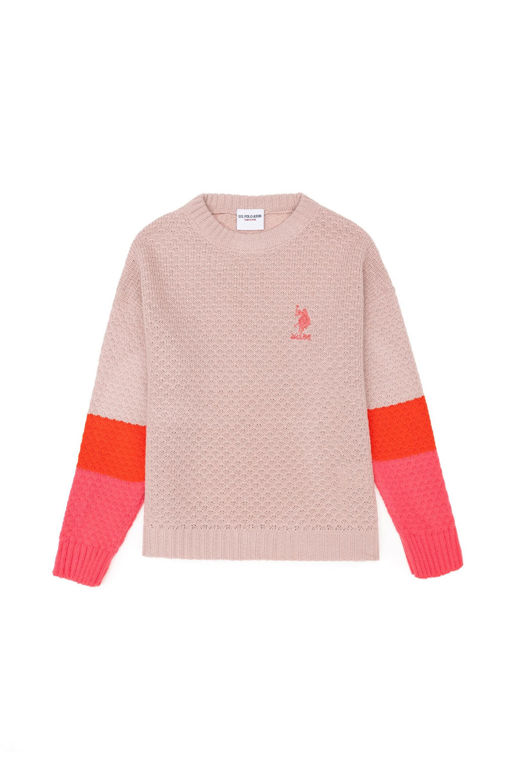 Пудровый свитер для девочки - U.s. polo assn фото 7