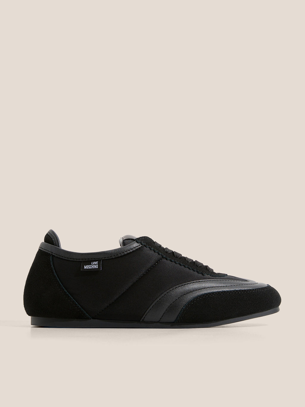 Женские кеды LOVE MOSCHINO FLAT LOVE Артикул 4562429, черный