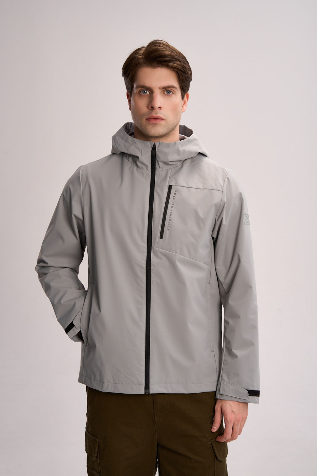 Ветровка Серо-зеленый