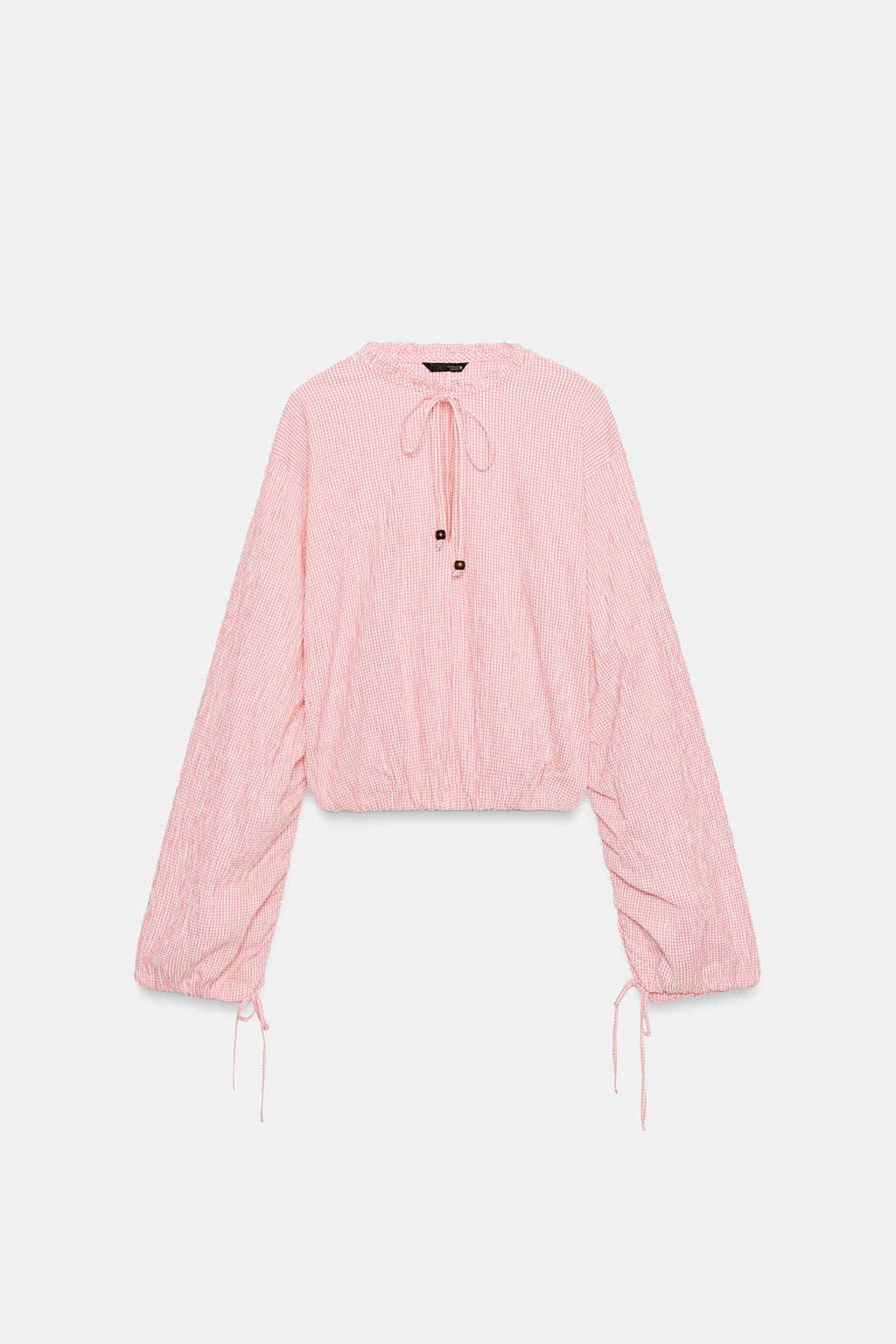 BLUSA CUADRO VICHY / Multicolor