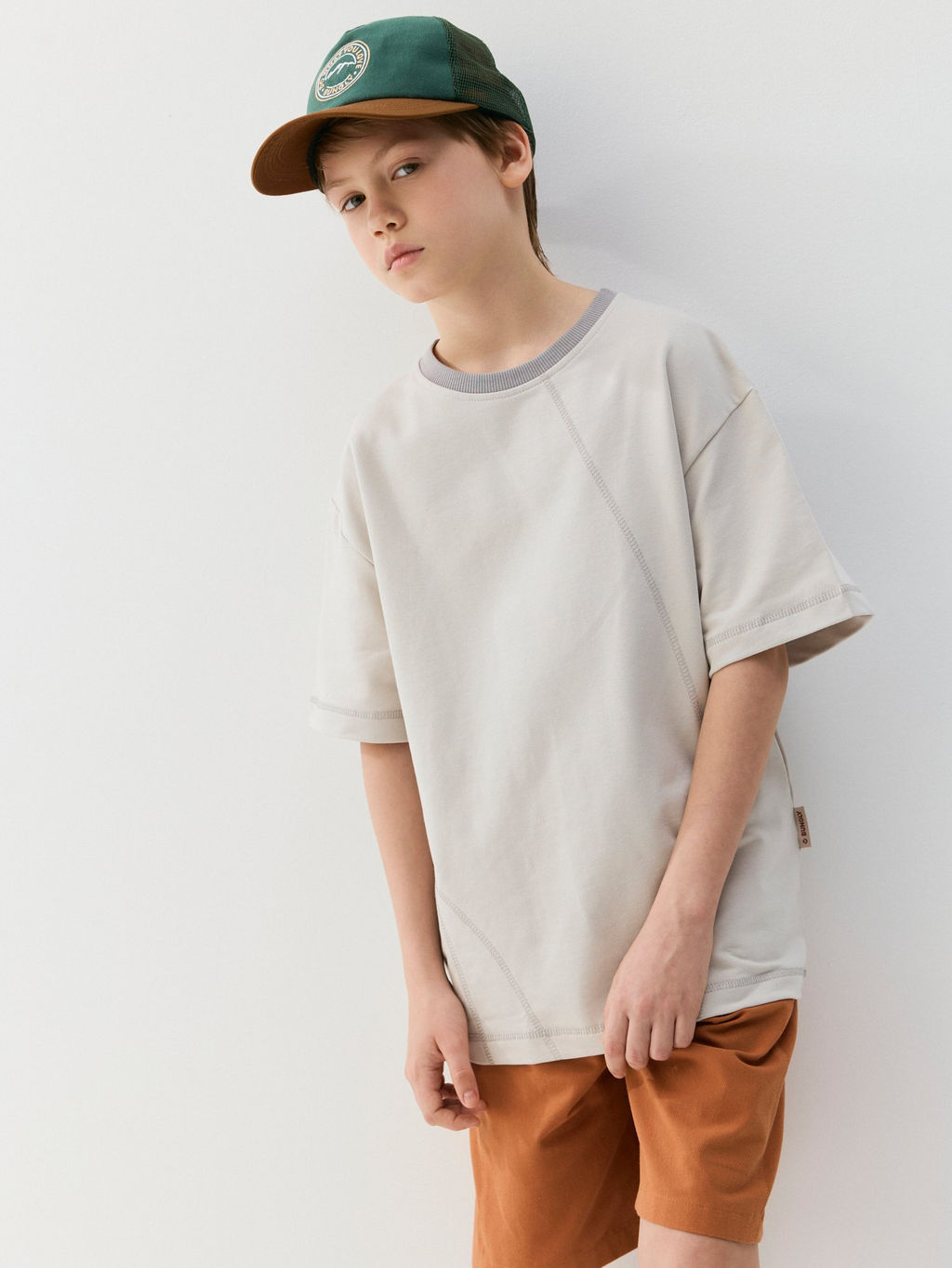 Футболка оверсайз из футера Пепел 7+ - Bungly фото 3