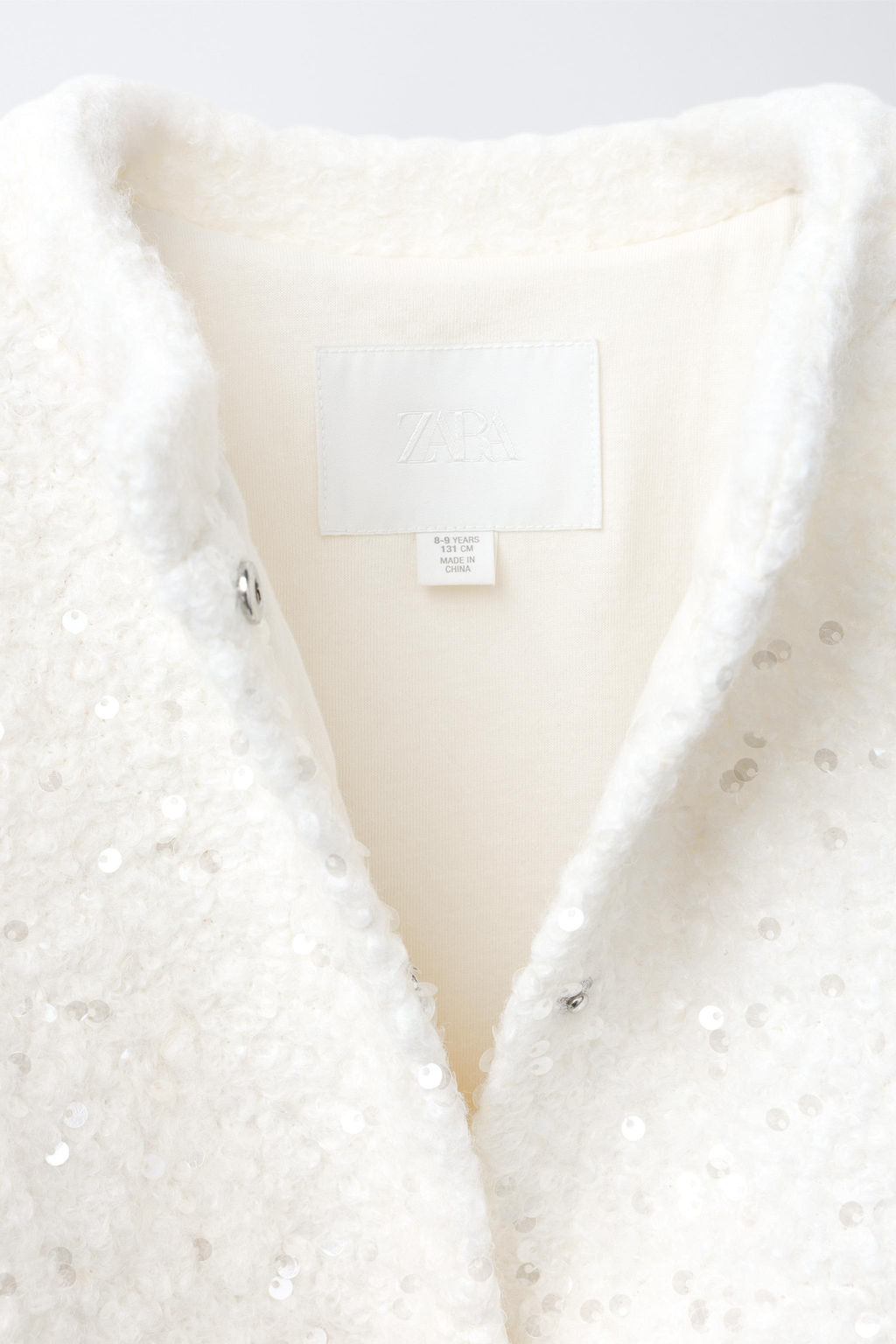 SEQUIN BOMBER JACKET - Zara фото 7