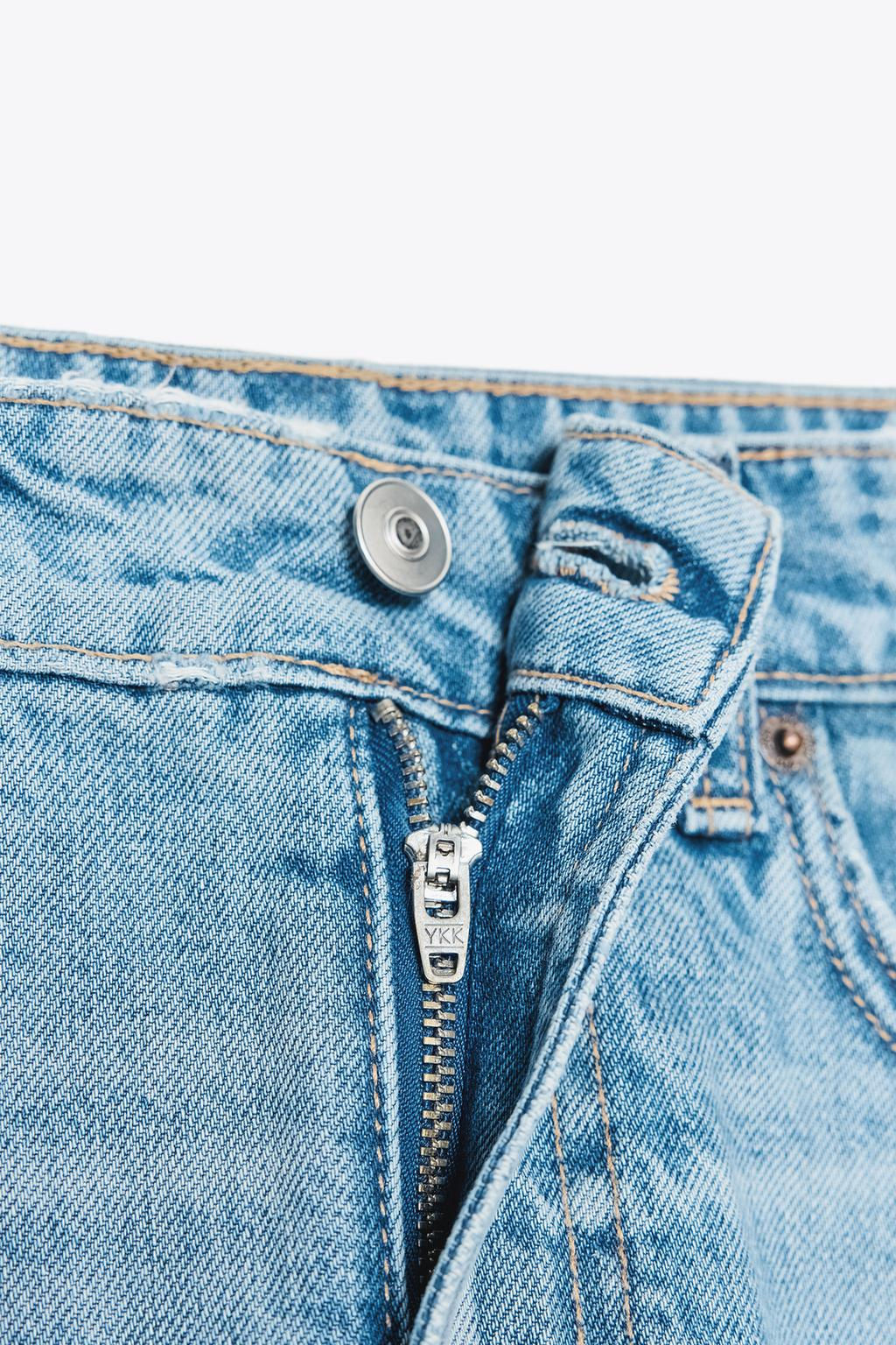 TRF DENIM SKORT - Zara фото 8