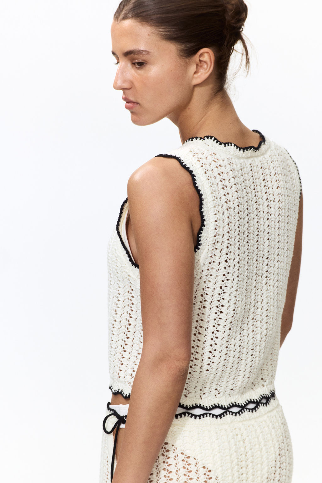 Top de playa efecto crochet - H&m фото 7