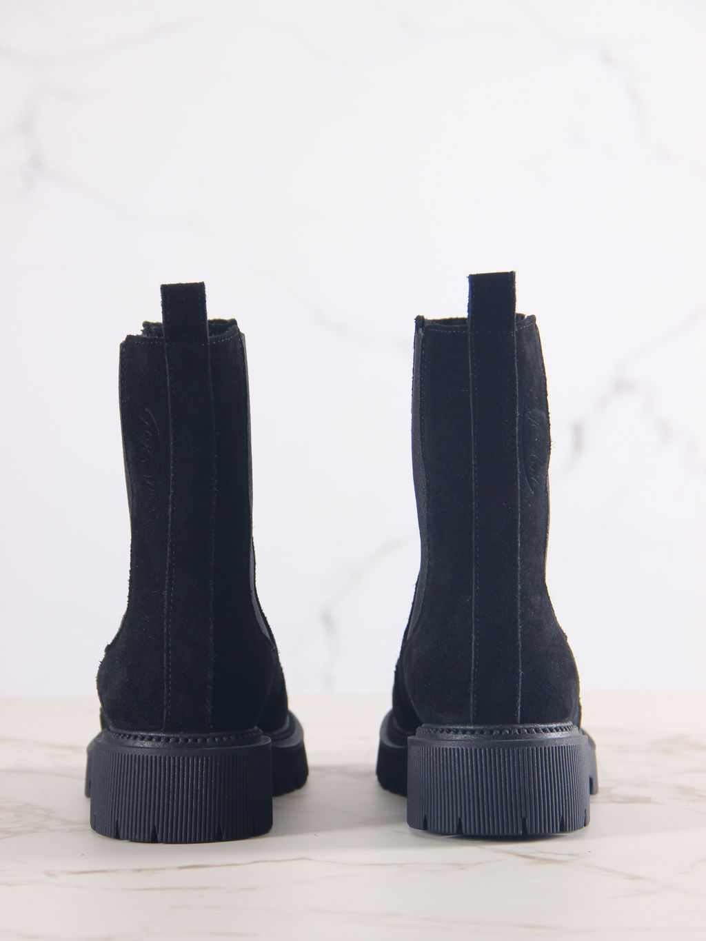 Челси 360.P.taskanabl.Черная замша/шерсть