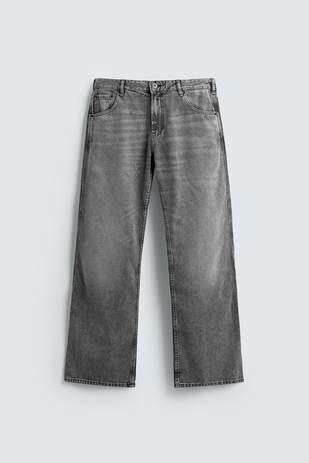 LOW-RISE FLARE FIT JEANS - Zara фото 7