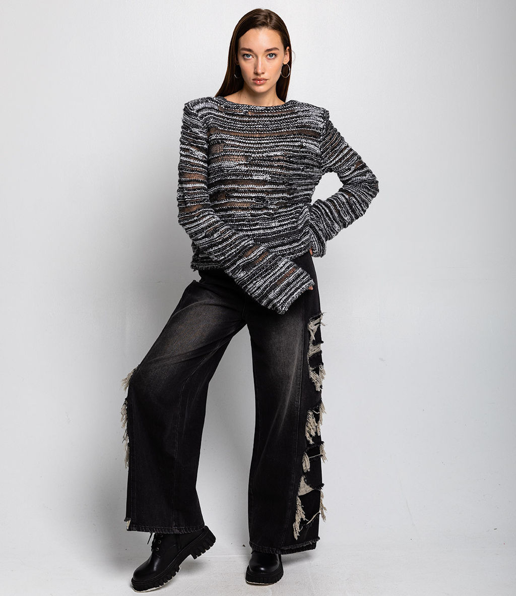 Джемпер #КТ6021 (1), серый - Dommod фото 4