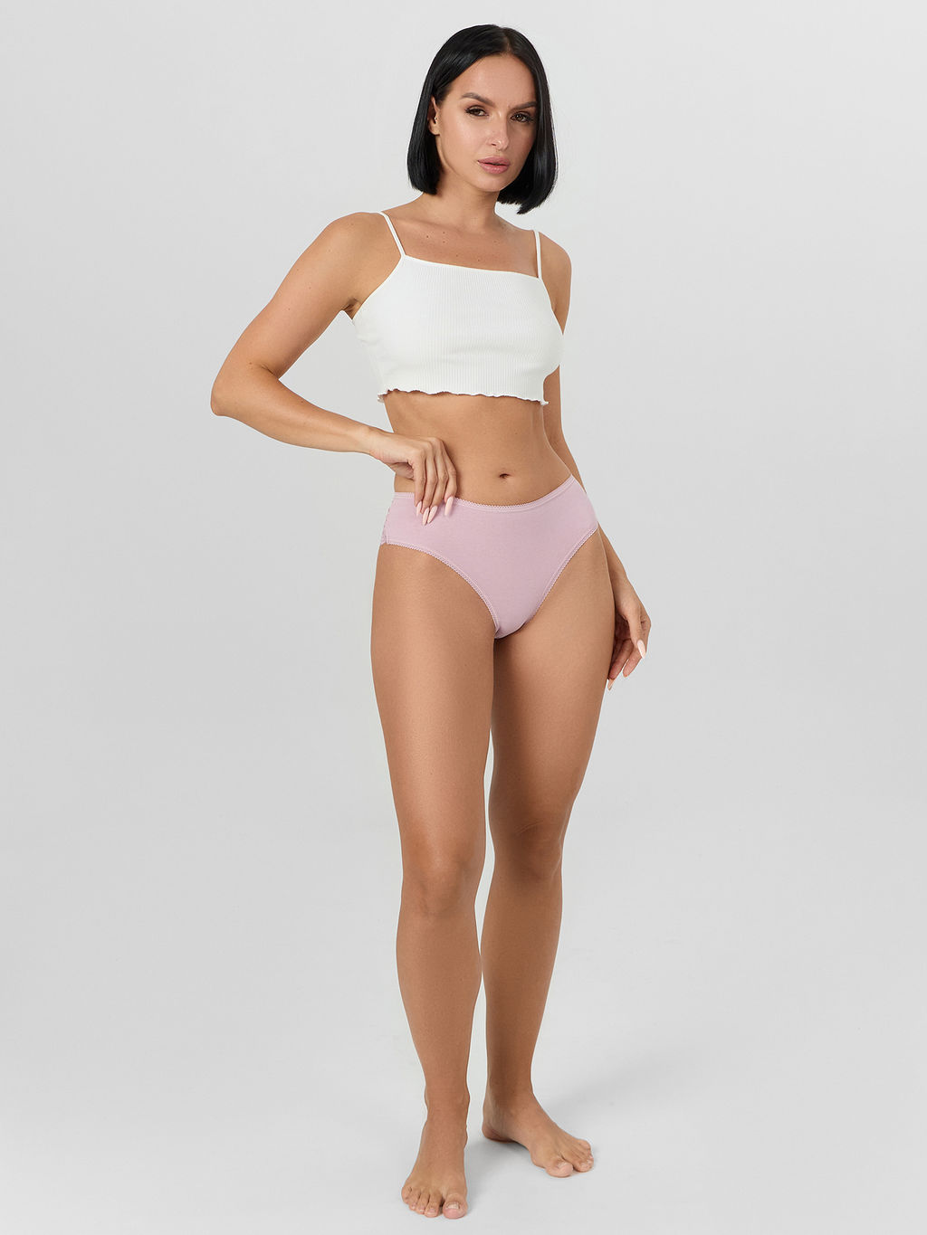 Цена за 2 штуки! Трусы женские классические розовые - Mark formelle фото 6