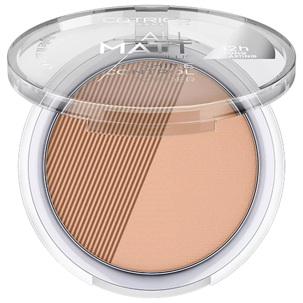 CATRICE Пудра компактная All Matt Plus Shine Control Powder, 030 Warm Beige темно-бежевый  фото 2