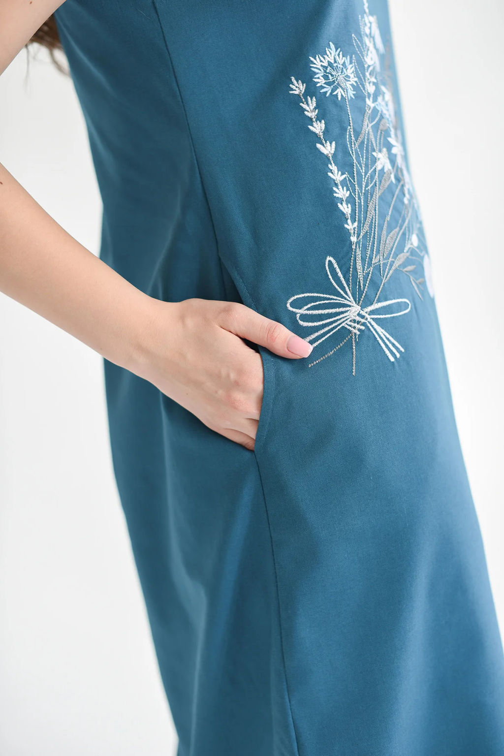 Сарафан женский Льняное лето - Оптима фото 4