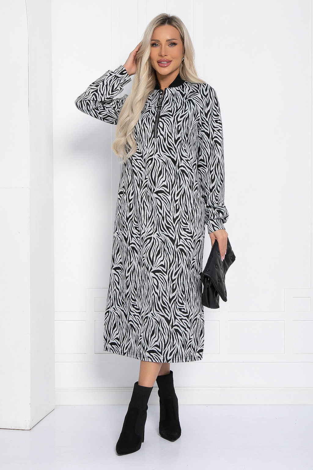 Платье Белые ночи (черно-белое) П12305-19 - Lt collection фото 6