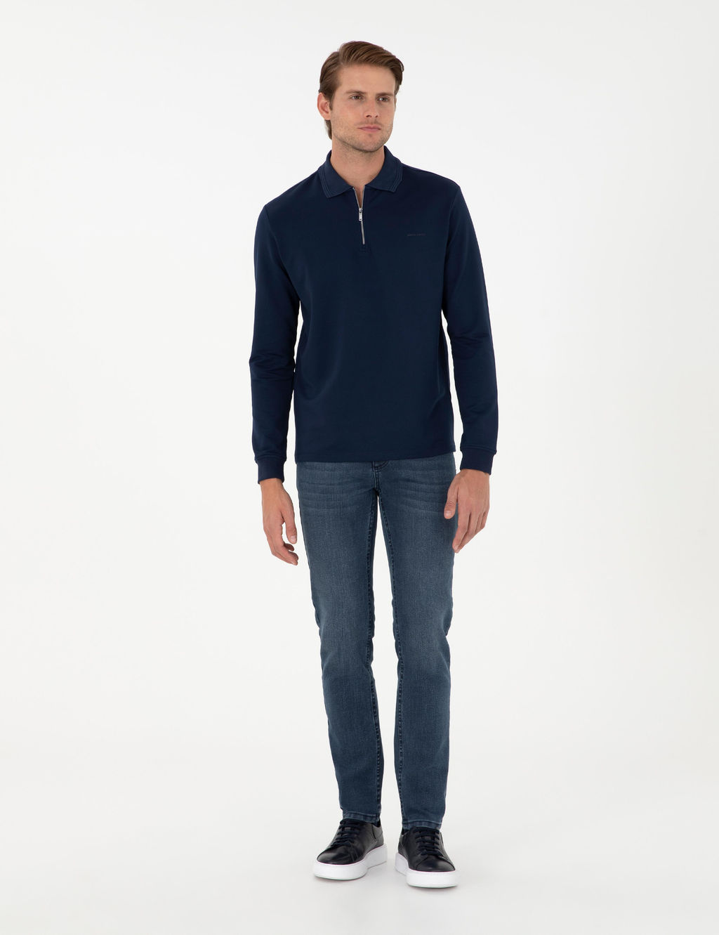 Lacivert Regular Fit Sweatshirt - Pierre cardin фото 4