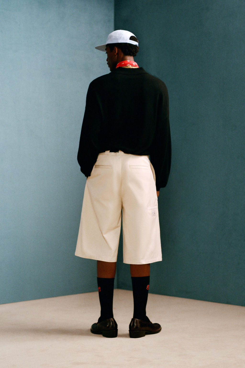 BERMUDA WIDE FIT PLIEGUES WILLY CHAVARRIA X ZARA / Crema  фото 3