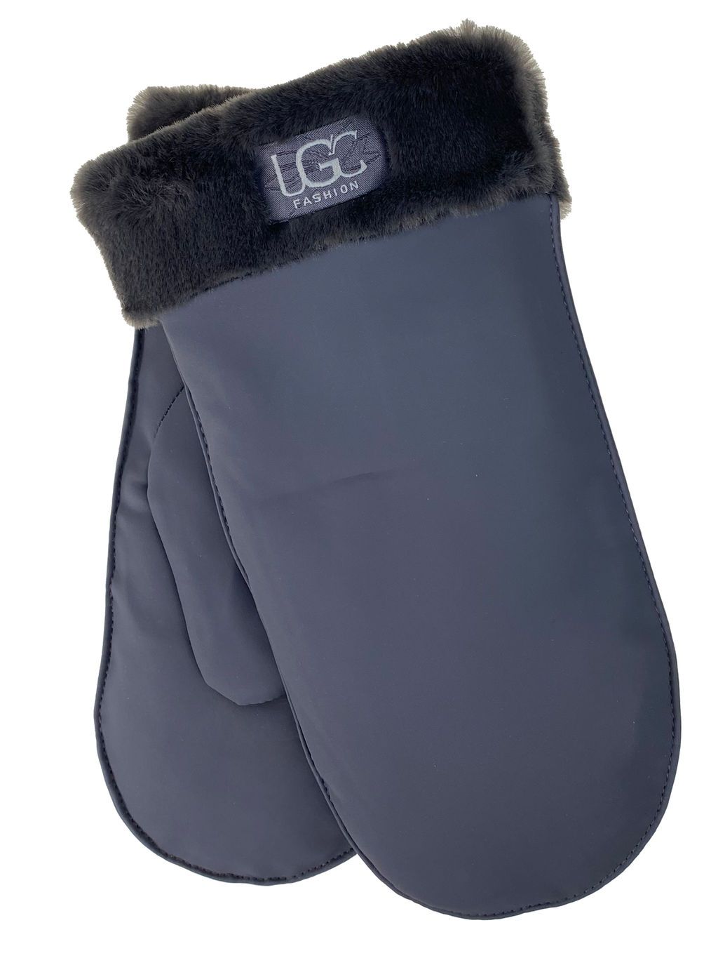 Зимние женские варежки с подкладом из искусственного меха, цвет шоколад - Greta фото 27