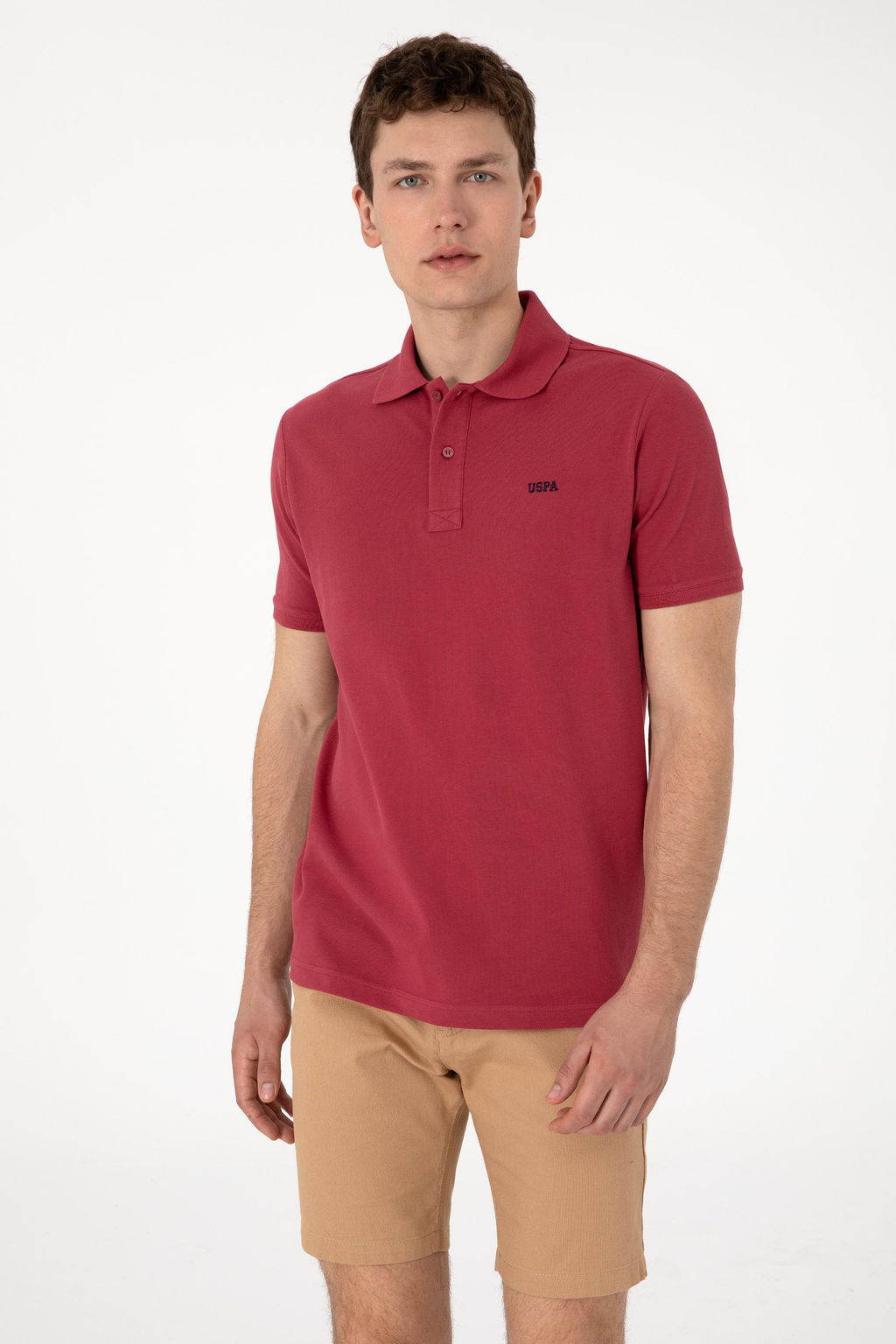 Erkek Regular Fit Polo Yaka Vi_ne Basic Ti__rt Sepette S_rpriz _ndirim - U.s. polo assn фото 3