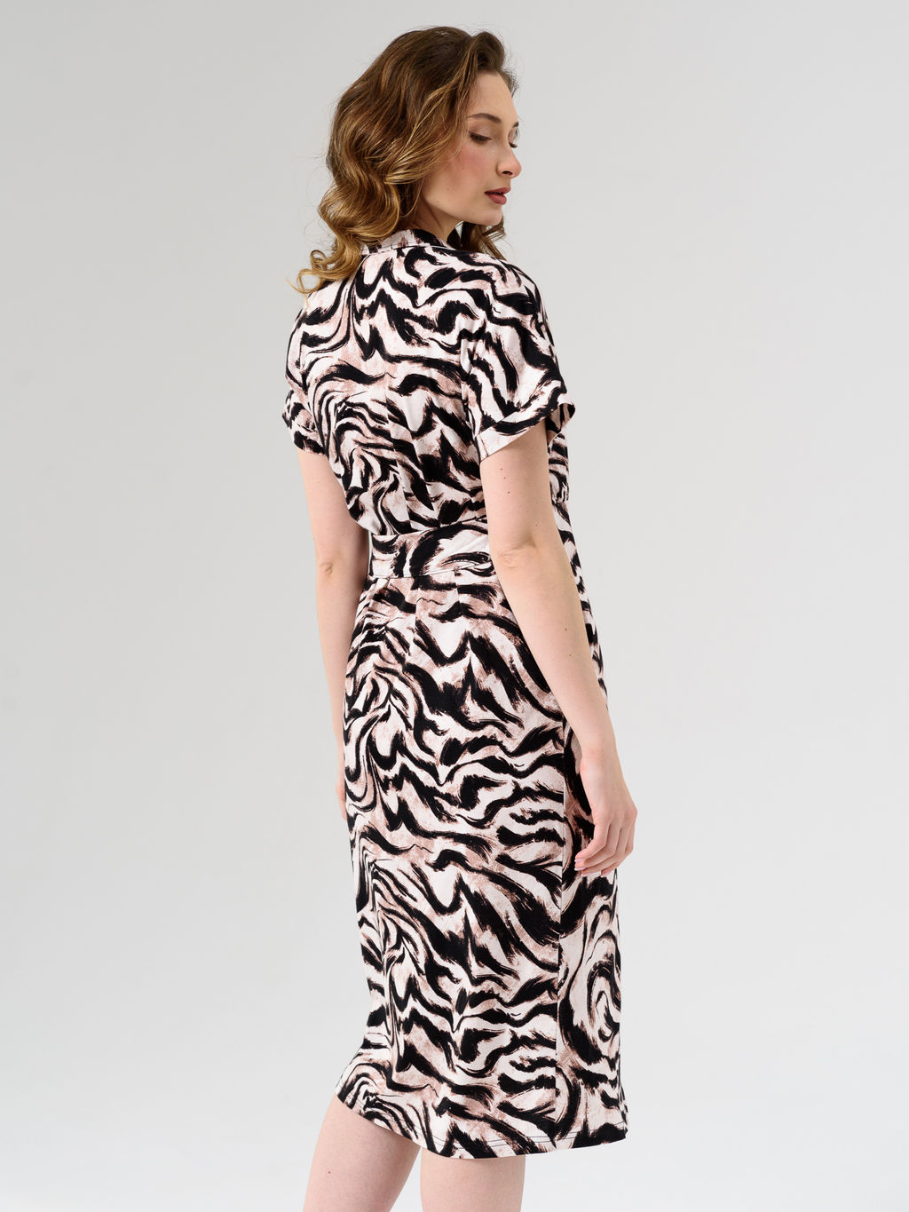 Платье Оптима Саванна из хлопка бежевое  фото 6