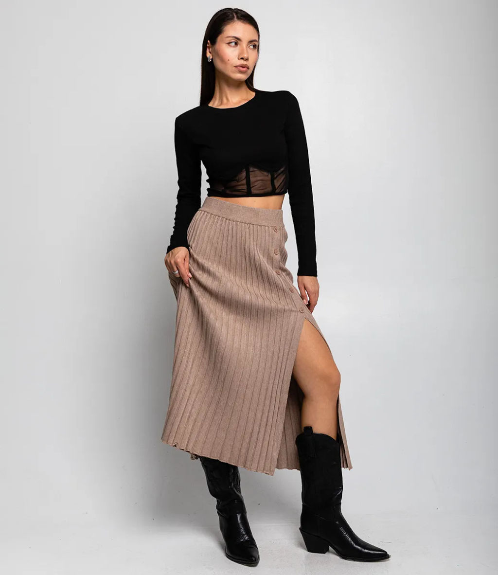 Юбка #КТ919 (5), бежевый