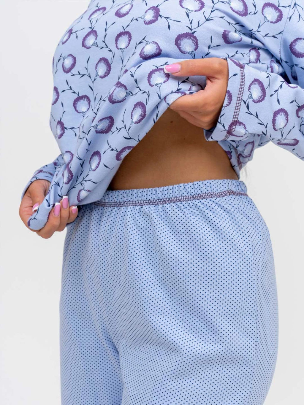 Пижама женская, цвет фиолетовый