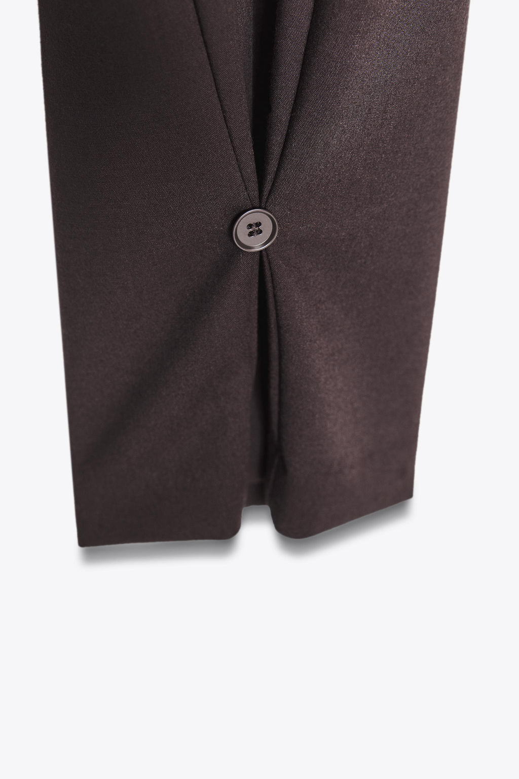 PLEATED TROUSERS WITH BUTTON HEM - Zara фото 11