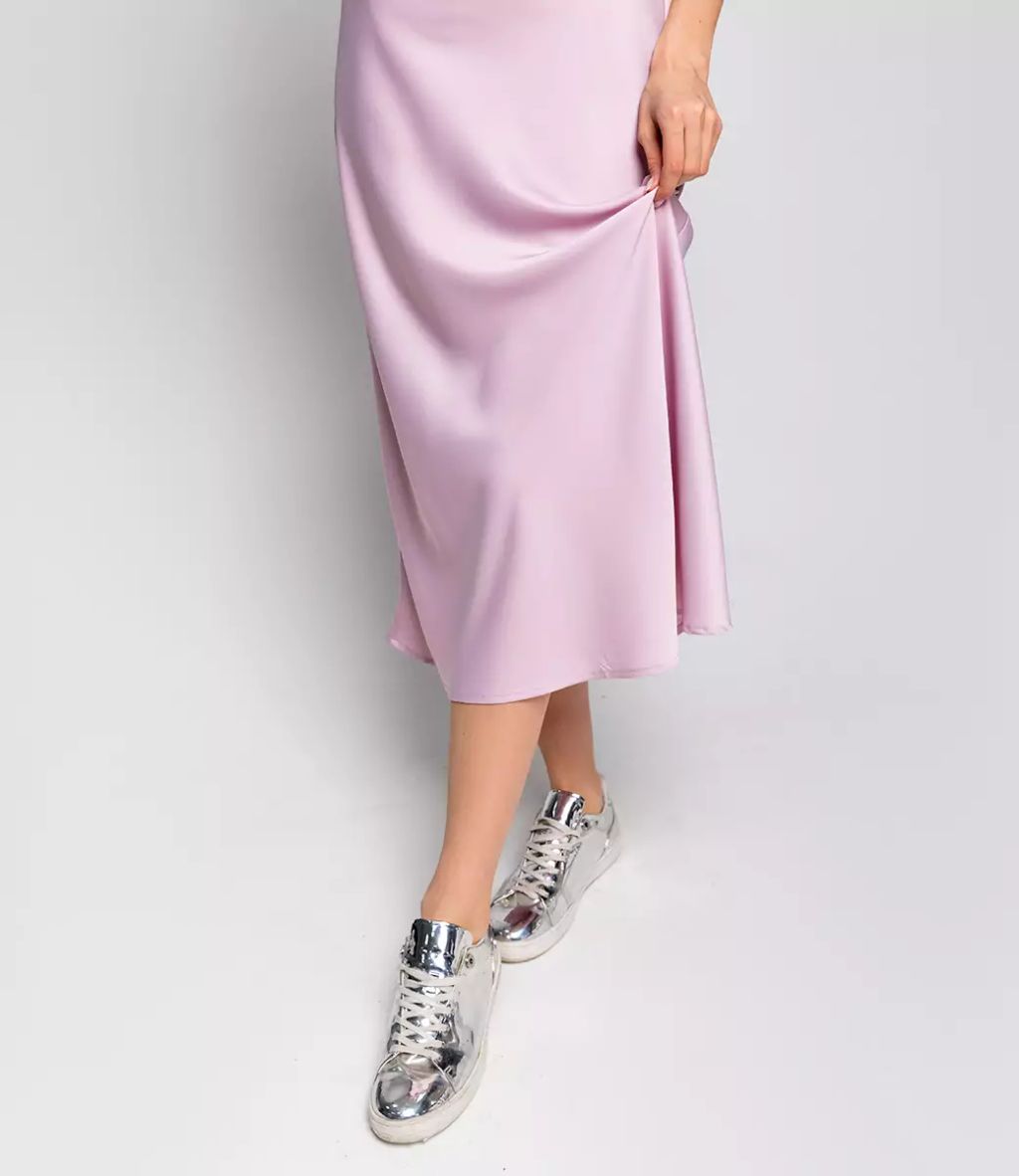 Юбка #КТ2103, пудровый