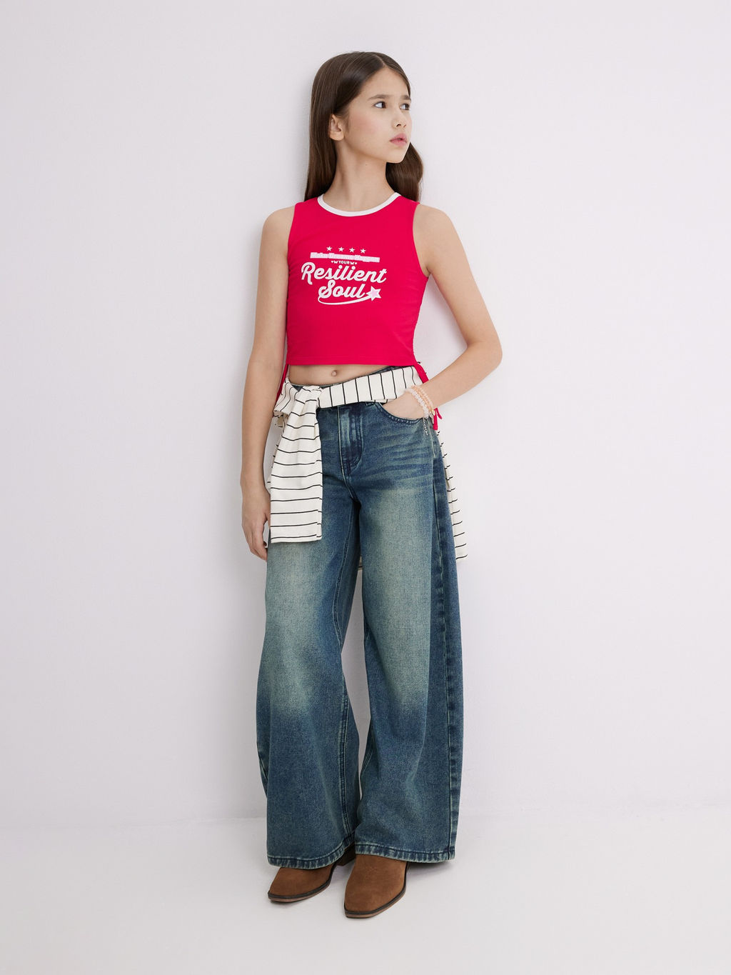 Топ детский Acoola Silvina красный  фото 5