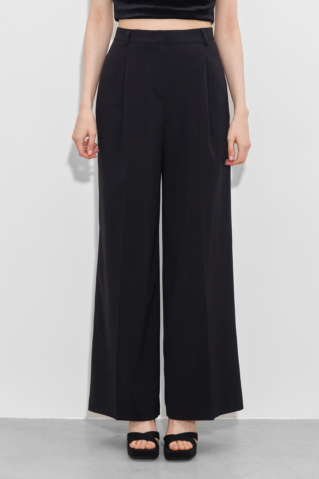 Брюки со складками и шлевками - Mollis фото 2