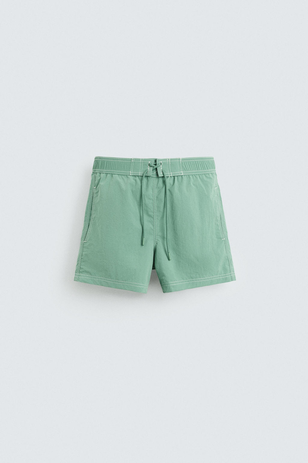 CONTRAST WASH MEDIUM SWIMMING TRUNKS