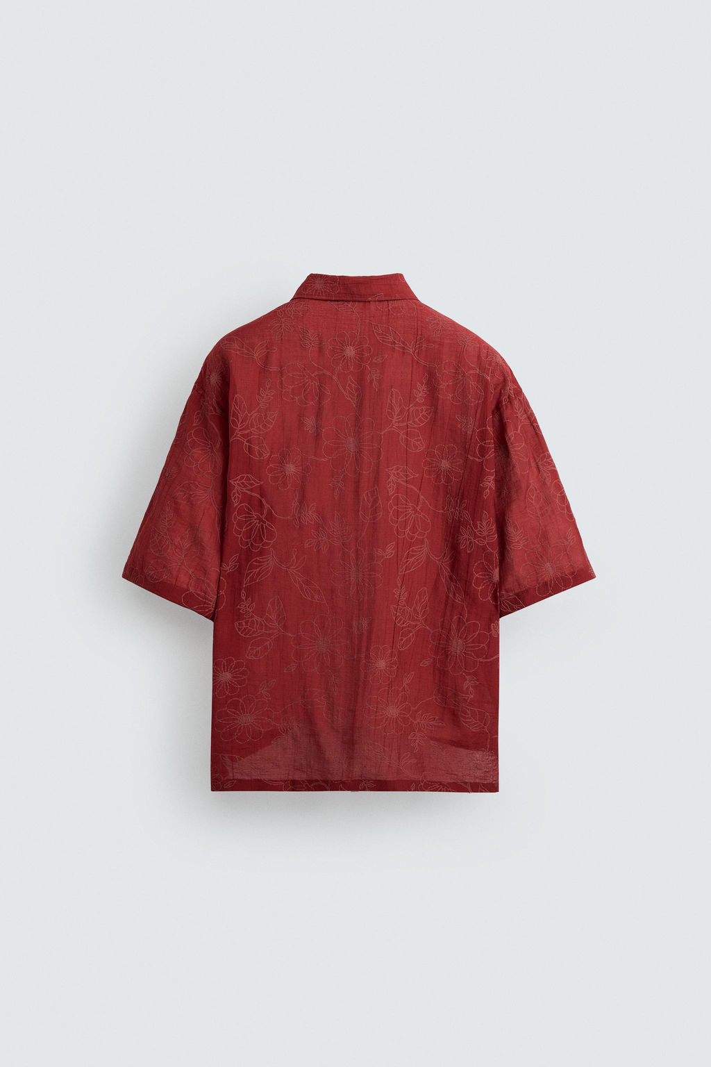FLORAL TEXTURED SHIRT  OTIS KWAME KYE QUAICOE - Zara фото 16