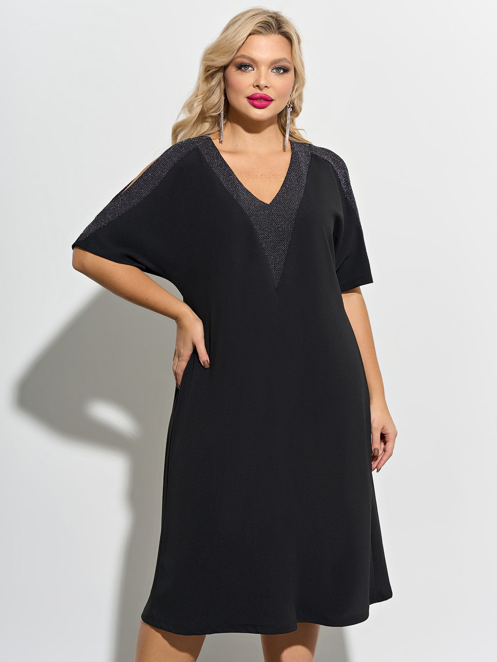 Платье 0282-1 чёрный - Dora фото 4