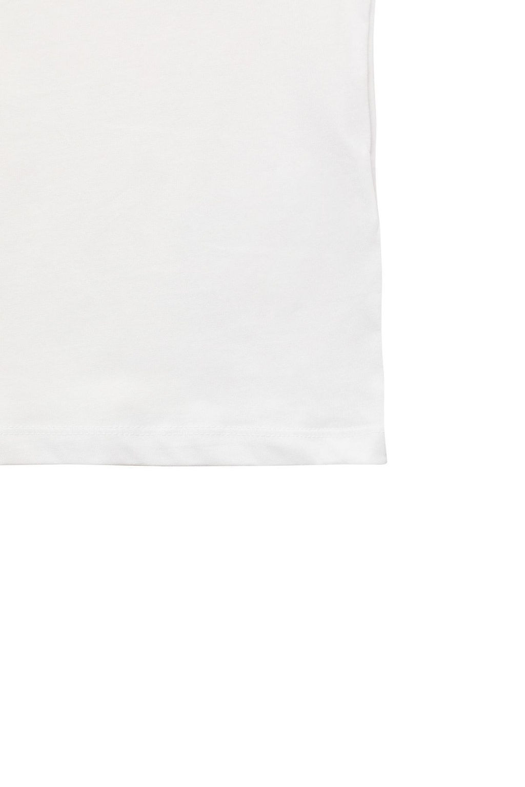 Beyaz K?z Cocuk %100 Pamuk Hayvan Bask?l? Regular/Normal Kal?p K?sa Kol Orme T-Shirt TKDSS24TS00046 - Trendyolmilla фото 8