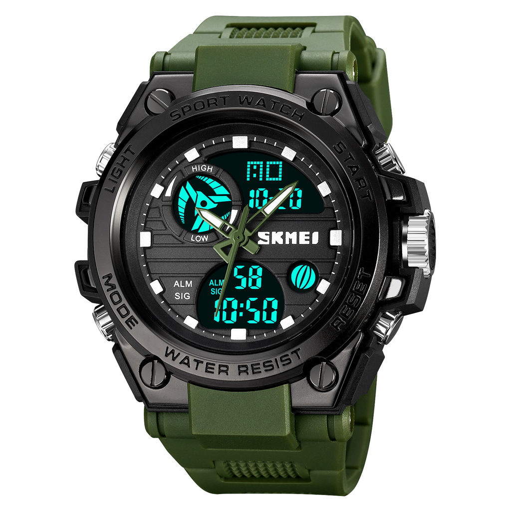 Часы наручные Skmei мужские электронные спортивные 2031army-green