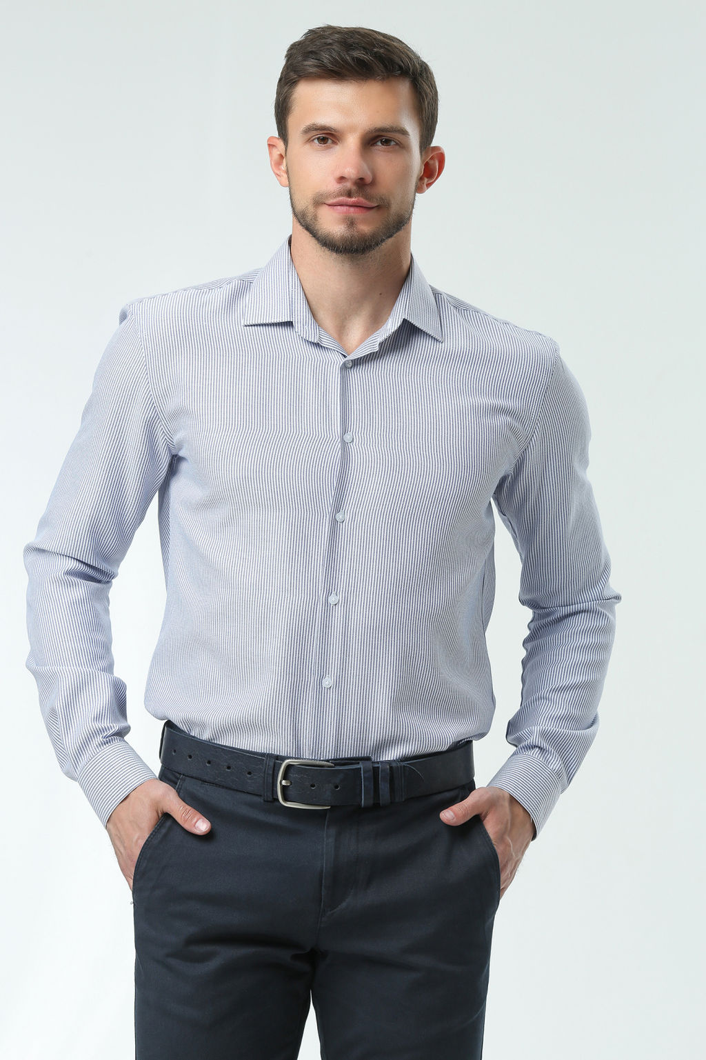 Рубашка 23-57-Б-07 - Nicolo angi фото 3