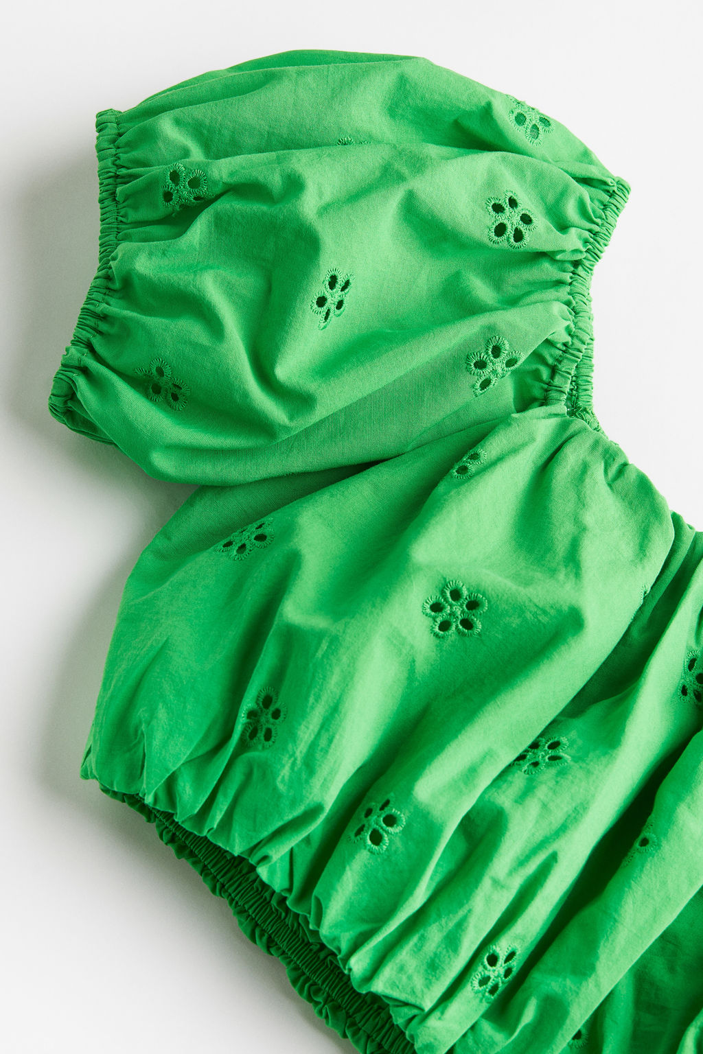Top off-the-shoulder con bordado ingl?s - H&m фото 2