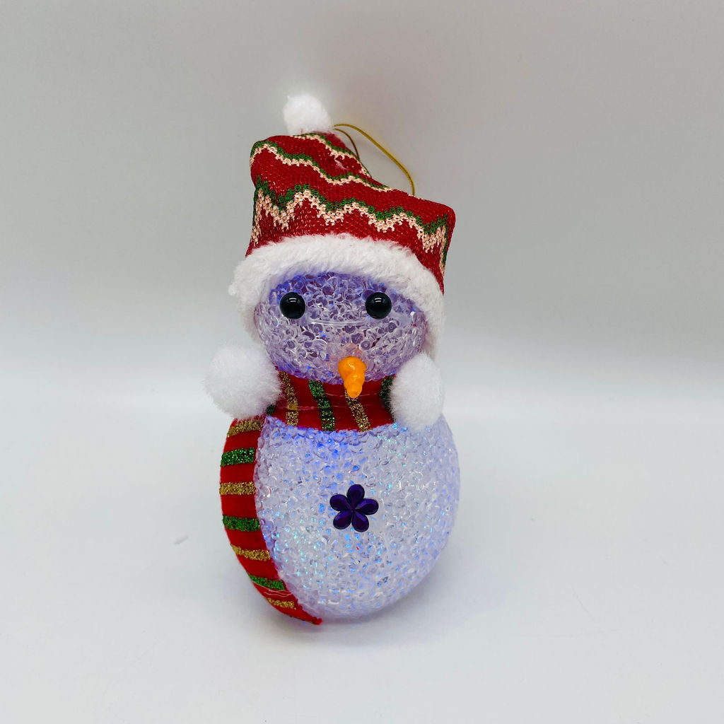 Елочная игрушка - Снеговик 20 см 12 шт в уп (свет) (арт. 6210-8) - Ип лебедев о.ю фото 2