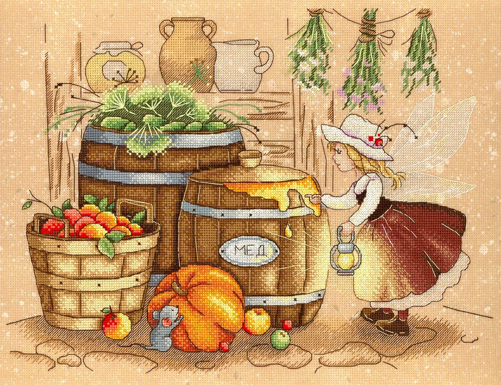 Набор для вышивания М.П.Студия РК-703 Золушка 21 х 30 см