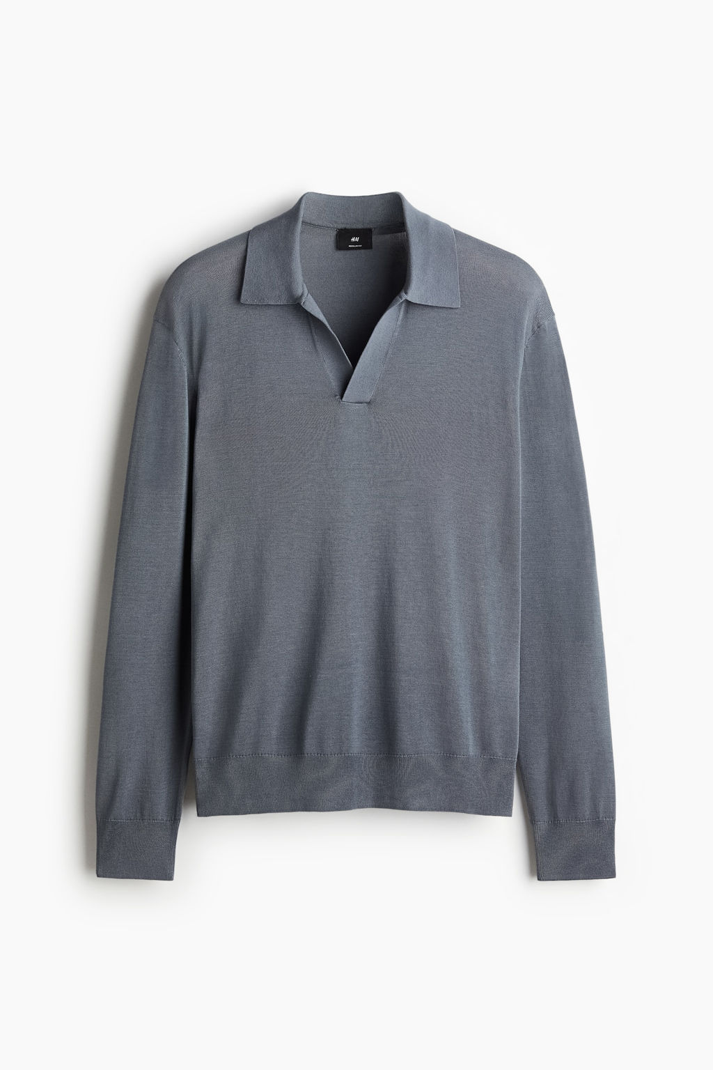 Regular Fit Fine-knit polo shirt - H&m фото 7