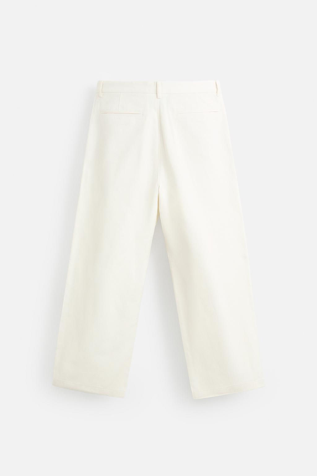 BALLOON-FIT PLEATED TROUSERS - Zara фото 10