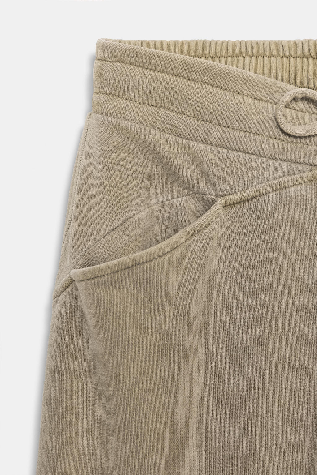 PANTAL?N FELPA EFECTO LAVADO / Beige oscuro - Zara фото 7