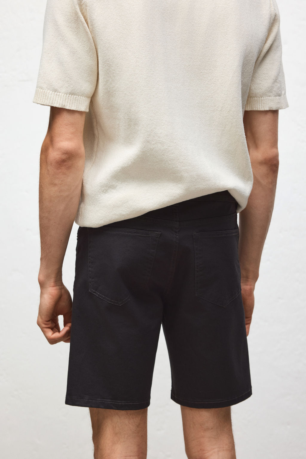 Pantal?n corto de sarga Regular Fit - H&m фото 6