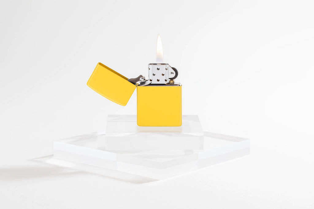 Зажигалка ZIPPO классическая с покрытием цвета подсолнуха | Classic Sunflower 46019  фото 10